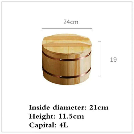 Rustic Wood Rice Serving Bowl - The Essential Dining Companion