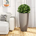 Elegant Set of 2 Tall Outdoor Planters - Chic Plant Pots for Your Front Porch and Garden