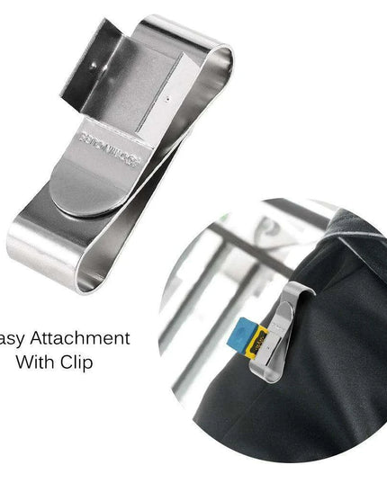 Stainless Steel Magnetic Pool Cue Chalk Holder - Essential Gear for Cue Players