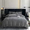 Dark Grey / Queen (4pcs) / Flat Bed Sheet
