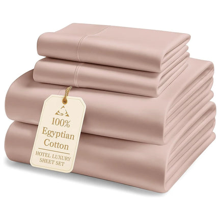 1000TC Luxury 100% Egyptian Cotton Bed Sheet Set – 13 Colours, Multiple Sizes