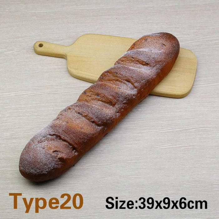Elegant Artificial French Baguette Home Decor for Kitchen and Display