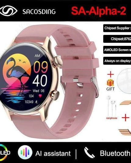 Smart Bluetooth Calling Fitness Tracker Smartwatch with Touchscreen