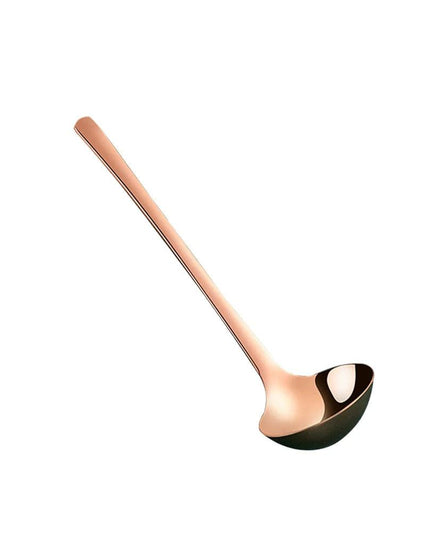 Stainless Steel Chef's Ladle with Long Handle - Ideal for Soup Serving and Cooking