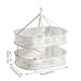 PP Mesh Flat Sweater Drying Rack with Windproof Design