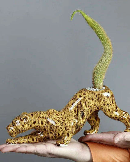 Playful Animal-Inspired Ceramic Planters for a Whimsical Garden Experience