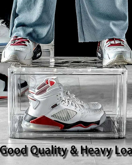 Transparent Sneaker Storage Boxes Set for Fashion Enthusiasts
