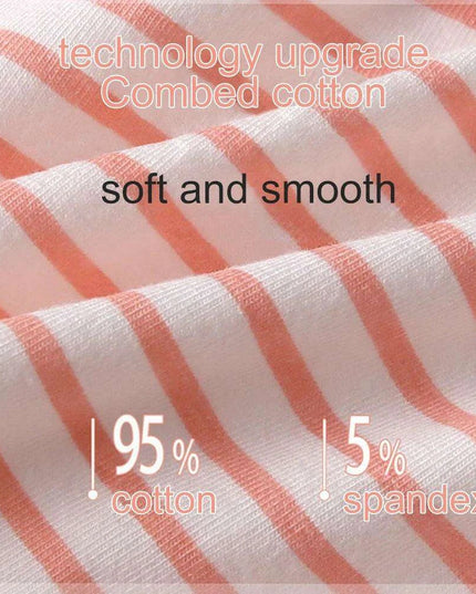 Kids' Summer Antibacterial Cotton Briefs 4-Pack - Fun Cartoon Underwear for Girls Ages 3-8, Soft and Breathable