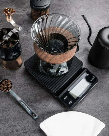 Artisan Coffee Brewing Mastery: Deluxe Wooden Set for Elevated Experiences