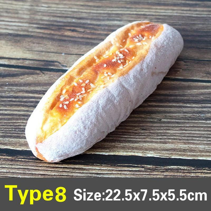 Elegant Artificial French Baguette Home Decor for Kitchen and Display