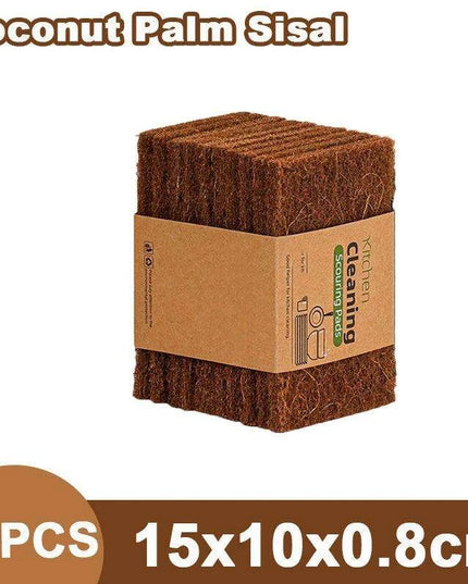 Sustainable Sisal Microfiber Kitchen Cleaning Sponges - Available in Sets of 5, 10, or 20