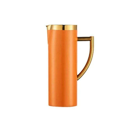 Stylish Stainless Steel Beverage Pitcher with Ice Guard and Divided Wine Insert - High Quality and Fast Shipping