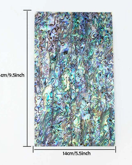 Luminous Iridescent Abalone Celluloid Guitar Head Veneer Sheet for Luthiers - 1PC Inlay Strips