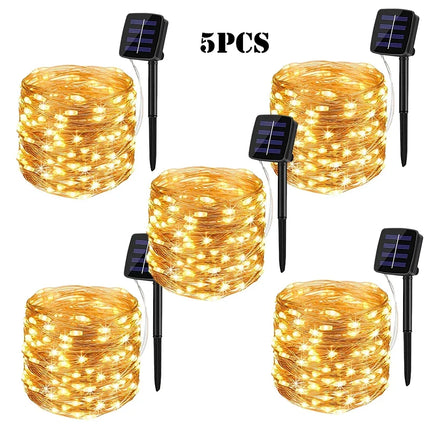 Shop1102743347 32M Solar LED Fairy String Lights - Waterproof & Twinkl