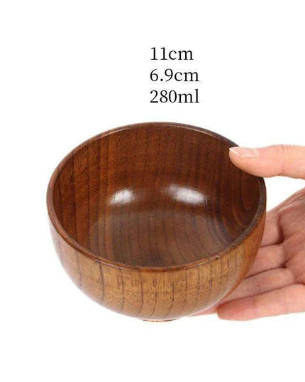 Deluxe Japanese Wooden Dining Set for Kids