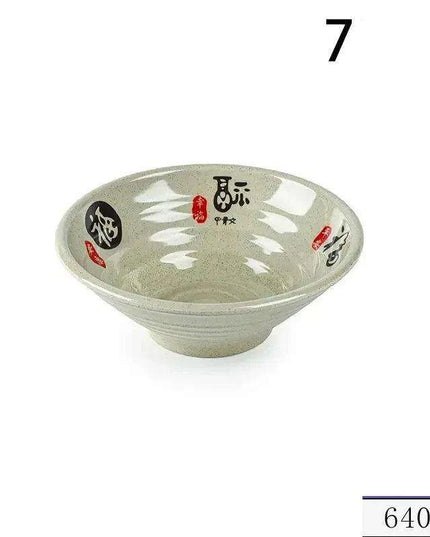 Chic Melamine Bowl for Ramen and Salad – Perfect for Home and Restaurant Use