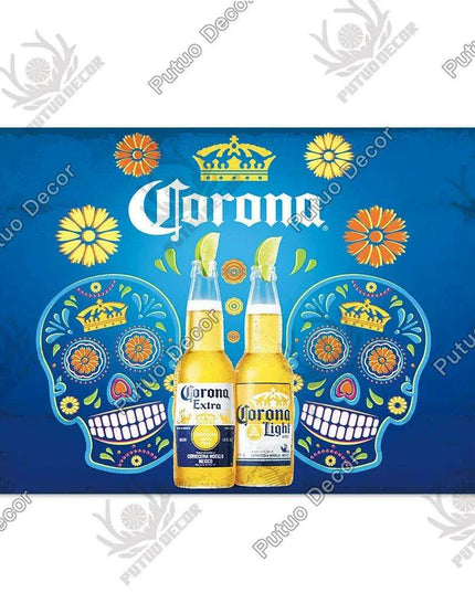 Retro Beer Sign Metal Wall Decor - Timeless Home Bar and Garage Accent