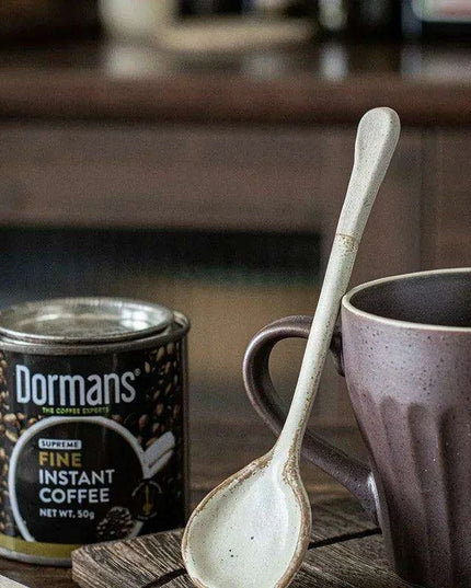 Sophisticated Long-Handled Japanese Ceramic Ladle - A Must-Have Dining Accessory