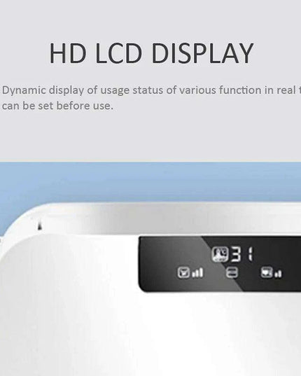 Smart EcoComfort Automatic Bidet Toilet Seat with Remote Control and Night Light