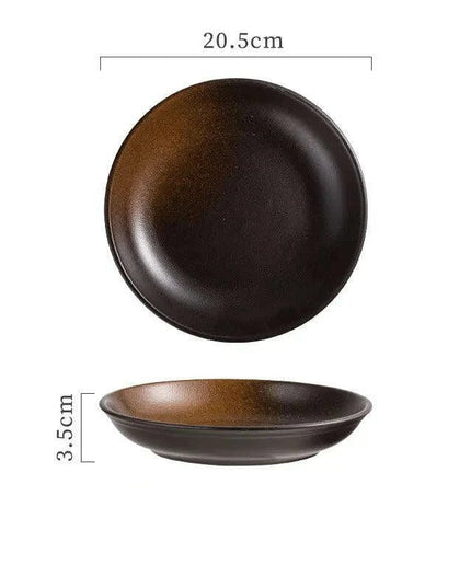 Sleek Japanese-Style Deep Ceramic Serving Bowls for Soups, Salads, and Rice Dishes