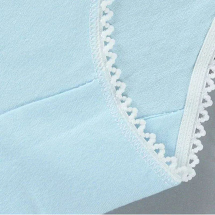 Elegant Lace Briefs Set for Teens – 4-Pack Comfort Underwear for Ages 9-20