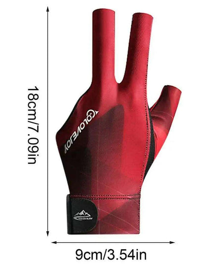 Premium Customizable Billiards Glove with Superior Breathability and Performance