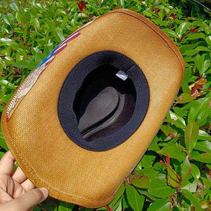 Vintage-Inspired Thick Straw Cowboy Hat