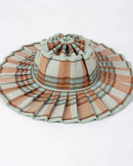 Chic and Practical Foldable Straw Sun Hat with Stylish Belt - Large Brim UV Protection for Outdoor Adventures