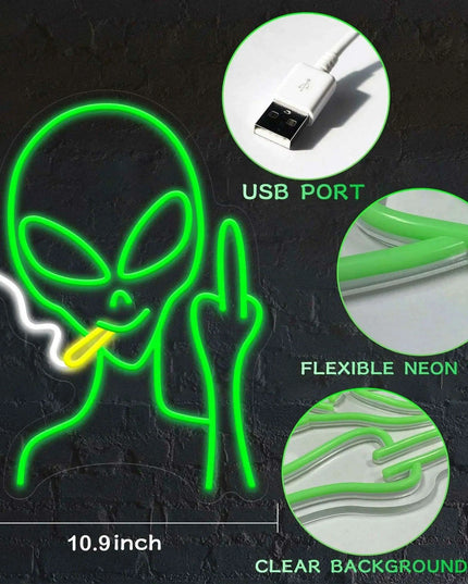 Cosmic Vibe LED Neon Light: Adjustable Brightness for Stylish Home and Party Ambiance