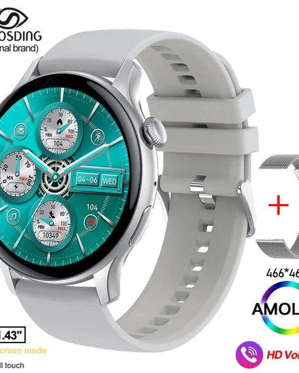 Chic Women's Bluetooth Smartwatch with Customizable AMOLED Screen and NFC Functionality