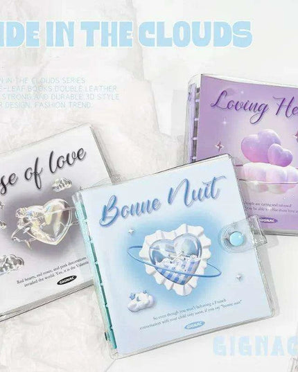 Enchanted Kawaii Notebook with Heart and Moon Theme | Ideal for Creative Writing and Scrapbooking