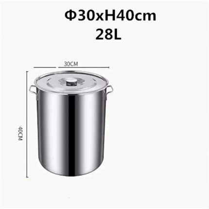 Versatile Stainless Steel Cooking Pot Set with Handle for Easy Transport