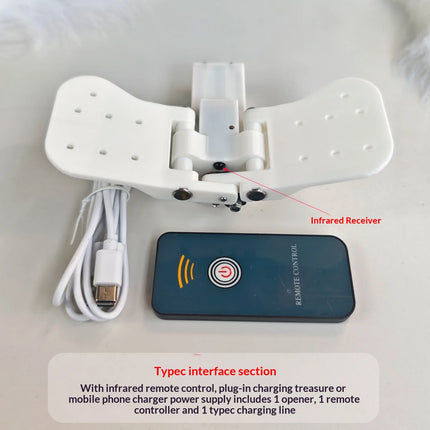 Auto Open/Close Electric Butterfly Wing1KG Load Capacity High Torque R