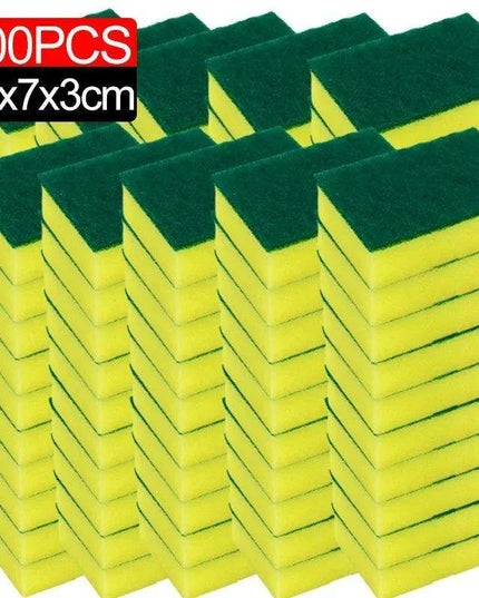 Super-Absorbent Versatile Cleaning Sponges - Effective Dish Brushes for Stubborn Stains and Pot Scrubbing (Multiple Pack Sizes Available)