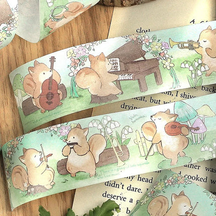 Cute Animal Washi Tape | 30mm x 3m Decorative Roll