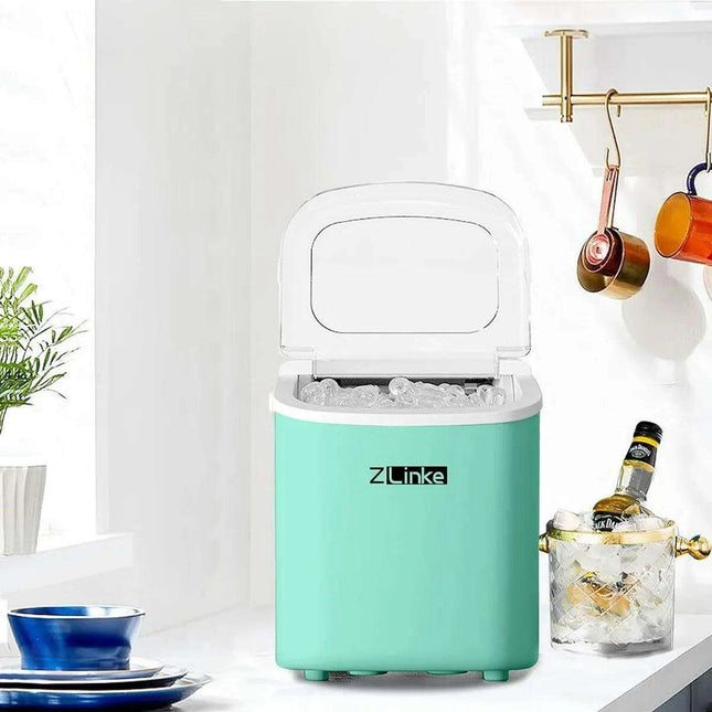 Nugget Ice Wizard: High-Performance Portable Ice Maker, 26.5lbs Daily Capacity, Sleek Design