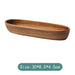 Artisanal Acacia and Walnut Wood Serving Bowl and Platter Collection