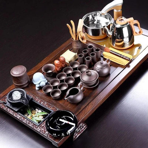 Chinese Kung Fu Tea Ceremony Set for Elegant Tea Brewing