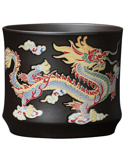 Elegant Color-Changing Purple Clay Teapot with Comfortable Ergonomic Handle