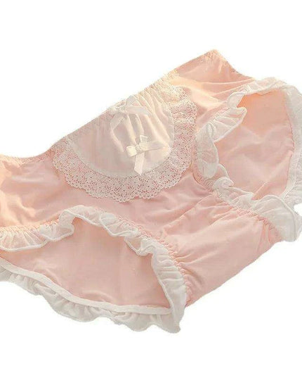 Luxe Lace Seamless Cotton Briefs for Women - 5-Pack