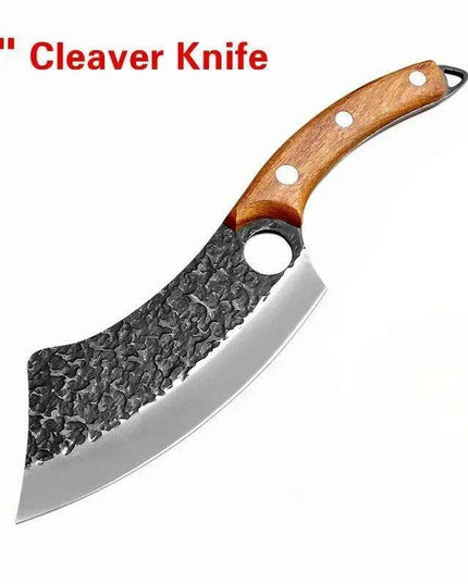 Serbian Artisan Steel Chef Knife Set with Comfortable Wooden Handles - Unmatched Quality Blades