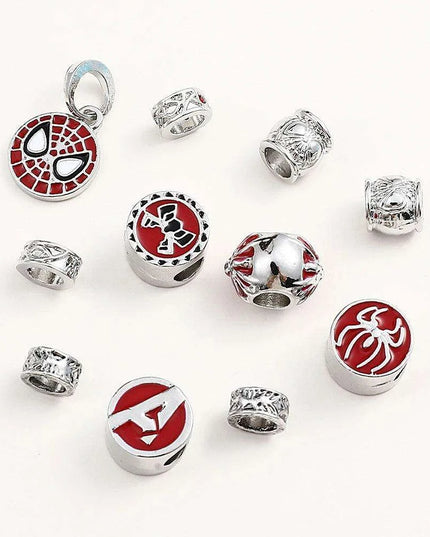 Marvel Superhero Charm Bracelet DIY Kit - Unleash Your Creativity with Avengers-Inspired Designs
