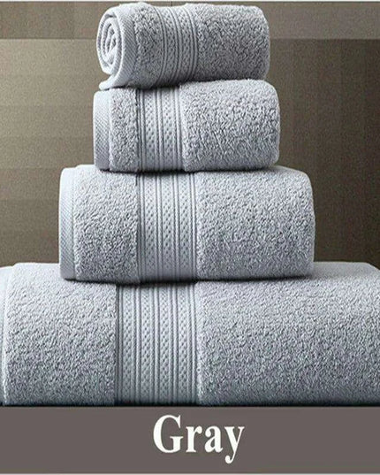 Exquisite Pakistani Cotton Towel Set: Deluxe Terry Cloth Collection for Bathing, Facial Care, and Beach Use