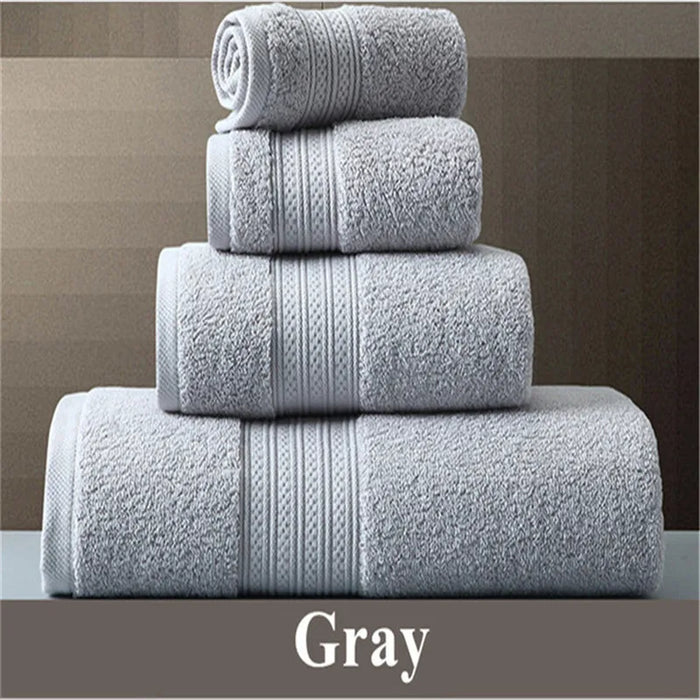 Luxurious Pakistani Cotton Towel Set for Bath, Face, and Beach - Premium Terry Cloth with Excellent Absorbency