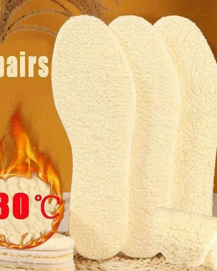 Cozy Natural Lamb Wool Insoles for Ultimate Warmth and Comfort
