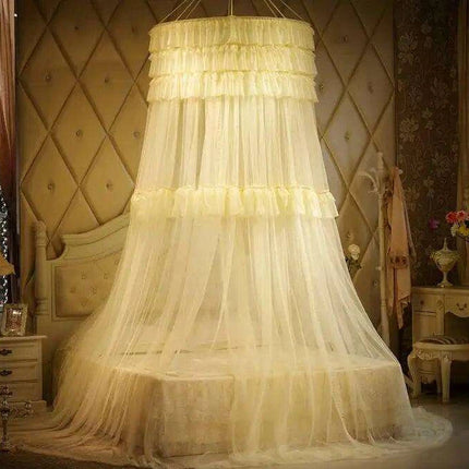 Whimsical Lace Dream Canopy for Queen and King Size Beds