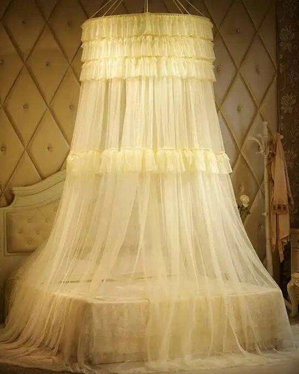 Whimsical Lace Dream Canopy for Queen and King Size Beds