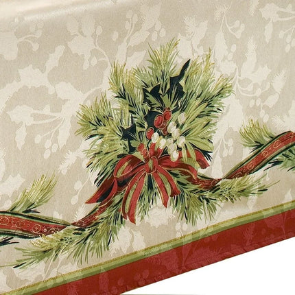 WanderingTribe Waterproof Christmas Tablecloth - Anti-Stain, Rectangul