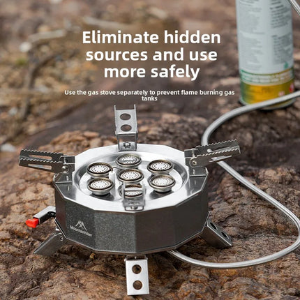 15800W/19800W Portable Gas Stove – High-Power Outdoor Burner