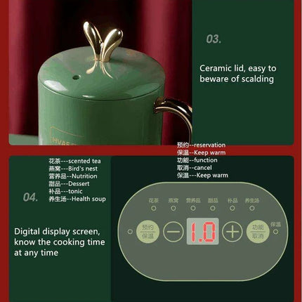 Versatile Mini Electric Soup Maker - Healthy Cooking Companion for Quick Meals